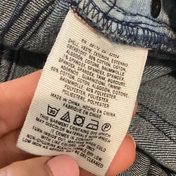 Pilcro Womens Stet Jeans Size 30 Medium Wash Skinny Denim Preppy Bohemian Boho - Picture 6 of 8